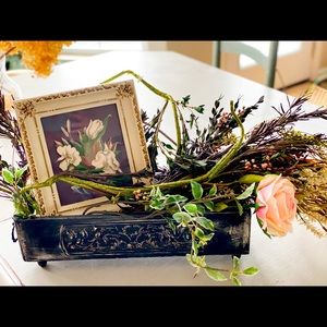 Vintage crafts and flowers